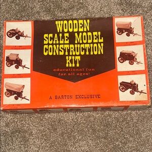 Barton Wooden Scale Model Construction Kit
